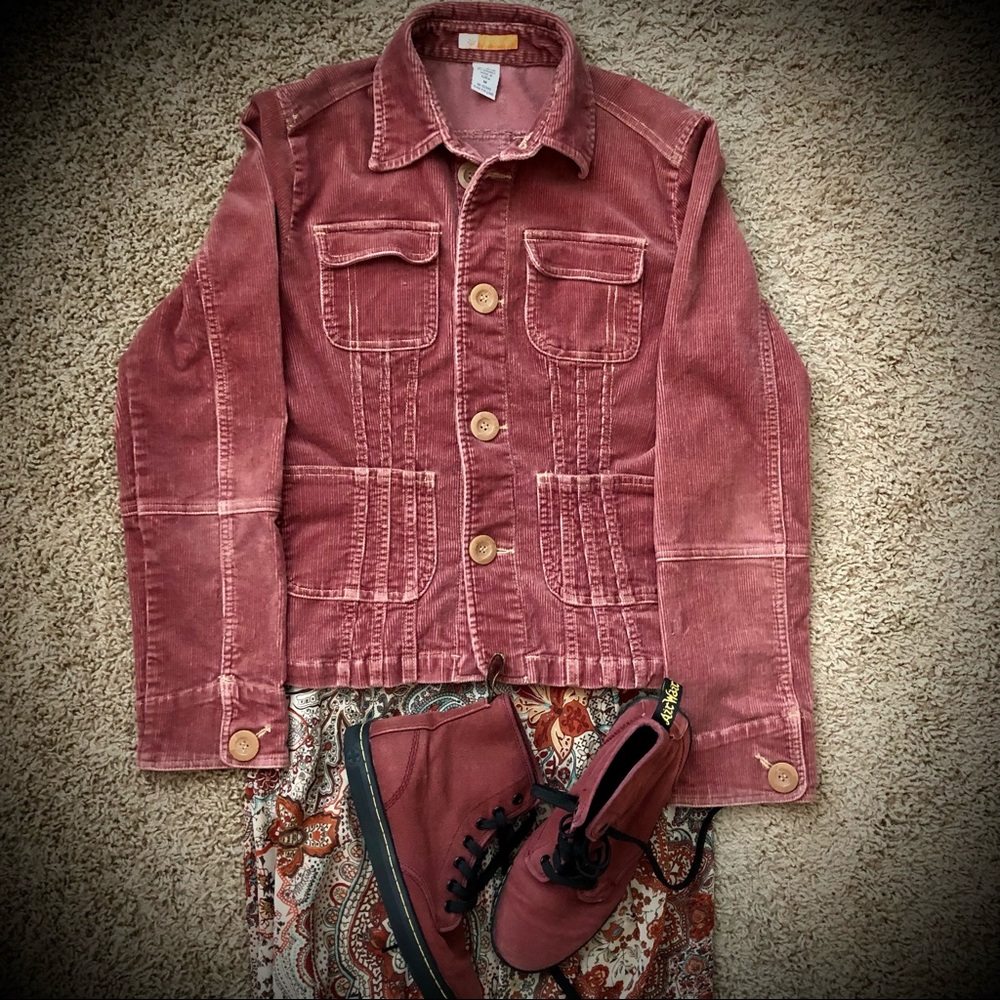 Tulle Women's Pink Corduroy Jacket